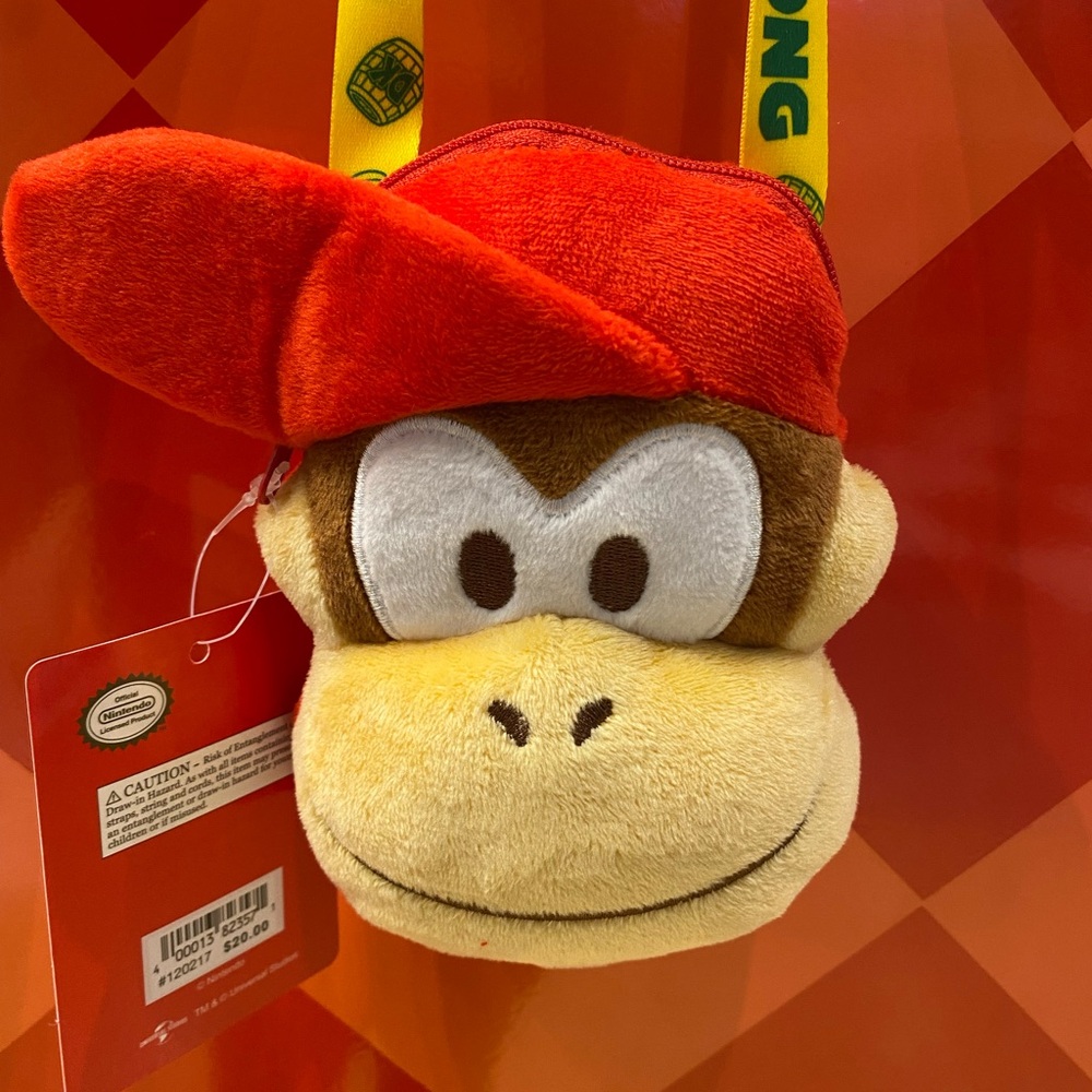 Super Nintendo World pouch Diddy Kong